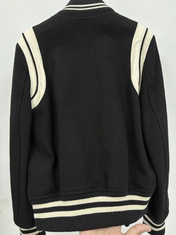 Yves Saint Laurent YSL Black Wool Ladies Jacket Size L 0089 Size L / US 10 / IT 46 - 6 Thumbnail