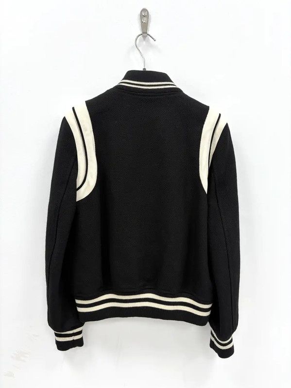 Yves Saint Laurent YSL Black Wool Ladies Jacket Size L 0089 Size L / US 10 / IT 46 - 2 Thumbnail