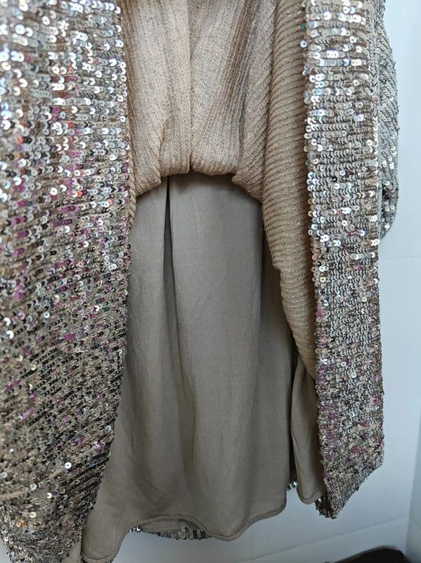 Yves Saint Laurent YSL Elegant Spring Cocktail Long Sleeve Dress 0089 Size S / US 4 / IT 40 - 6 Thumbnail