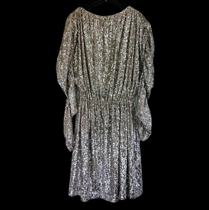 Yves Saint Laurent YSL Elegant Spring Cocktail Long Sleeve Dress 0089 Size S / US 4 / IT 40 - 8 Thumbnail