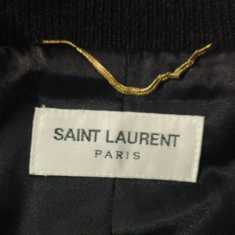 Yves Saint Laurent YSL Black Cotton Women's Jacket Size XS 0089 Size XS / US 0-2 / IT 36-38 - 3 Thumbnail