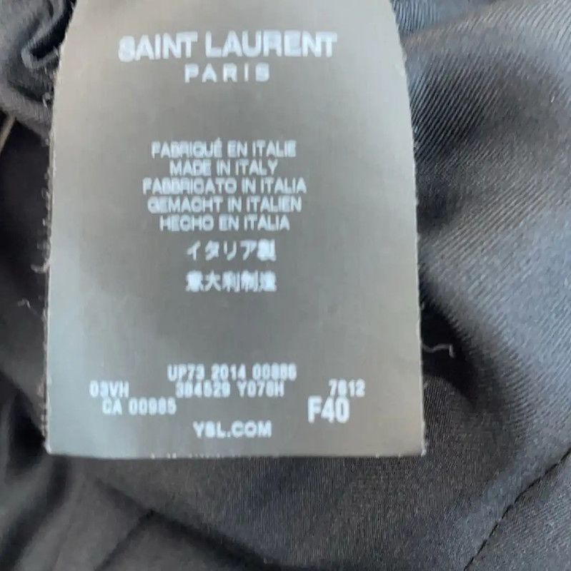 YSL Striped Cotton Blazer for Women 0089