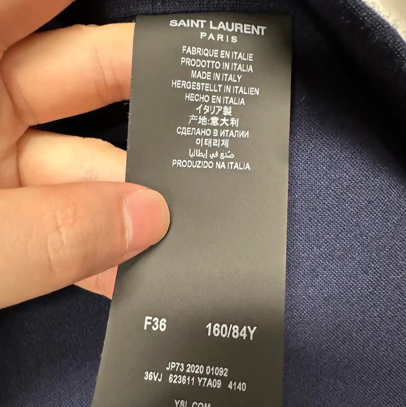 Yves Saint Laurent YSL Navy Wool Jacket for Women 0089 Size M / US 6-8 / IT 42-44 - 5 Thumbnail