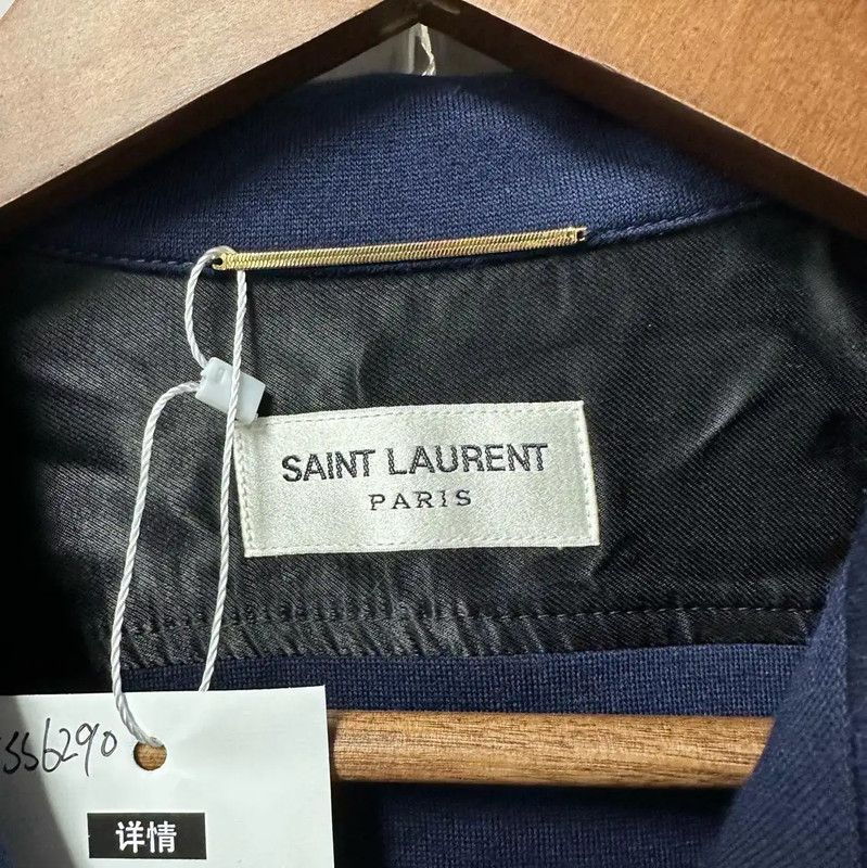 Yves Saint Laurent YSL Navy Wool Jacket for Women 0089 Size M / US 6-8 / IT 42-44 - 4 Thumbnail