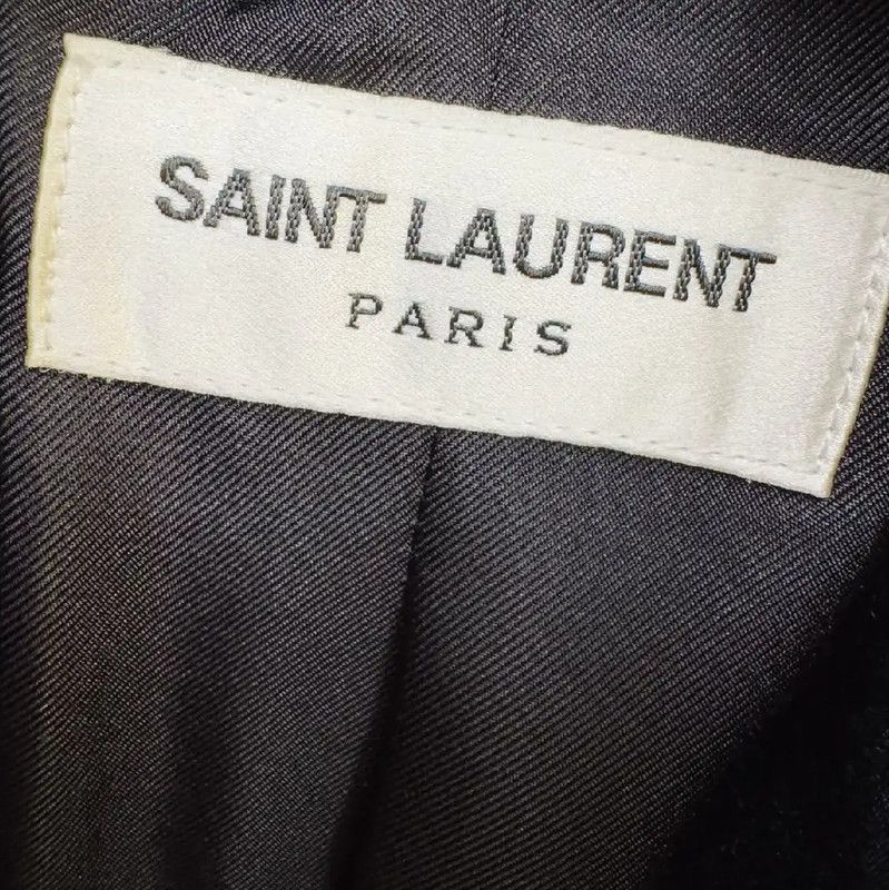 Yves Saint Laurent YSL Burgundy Women's Coat Size S 0089 Size S / US 4 / IT 40 - 2 Thumbnail