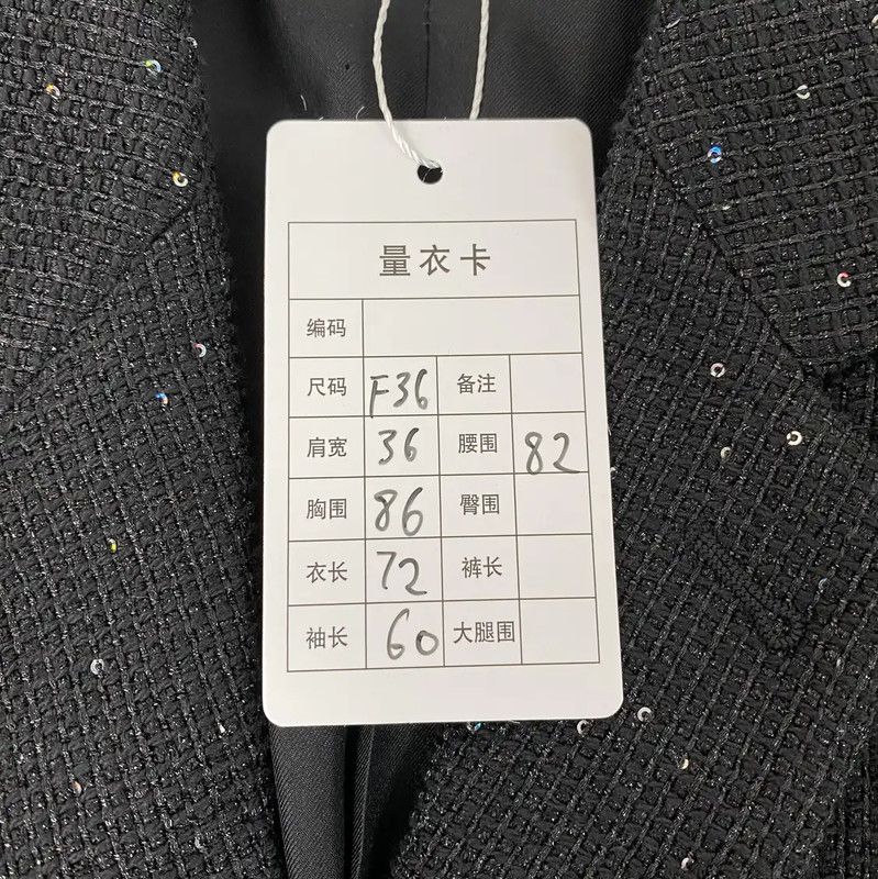 Yves Saint Laurent YSL Black Polyester Spring Autumn Women's Jacket 0089 Size S / US 4 / IT 40 - 9 Thumbnail