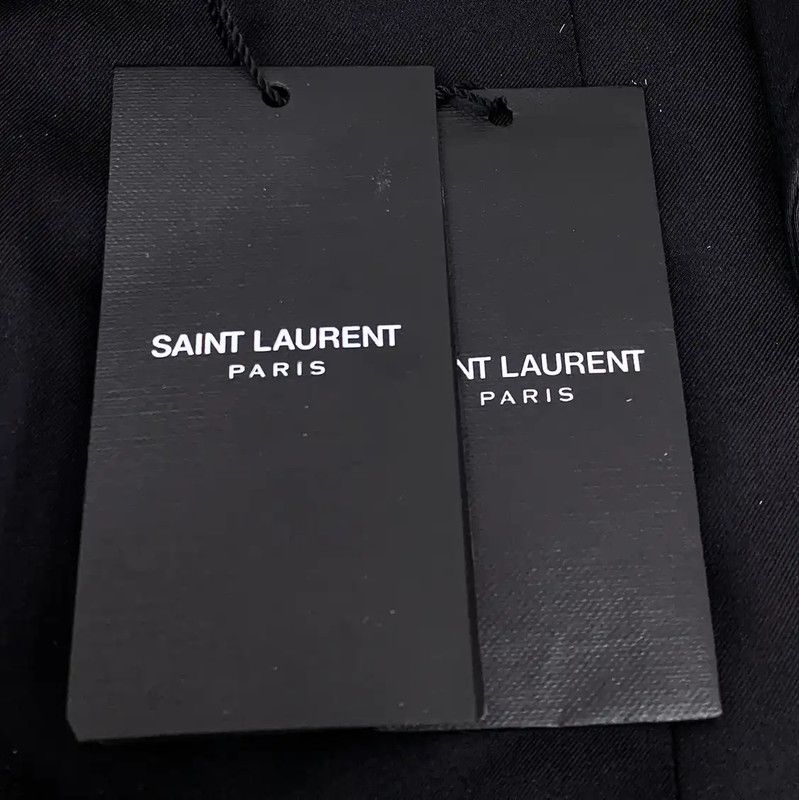Yves Saint Laurent YSL Black Cotton Women's Jacket Size XXS 0089 Size XXS / US 00 / IT 34 - 8 Thumbnail