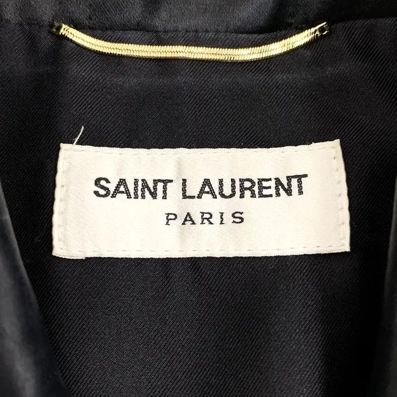 Yves Saint Laurent YSL Black Cotton Women's Jacket Size XXS 0089 Size XXS / US 00 / IT 34 - 5 Thumbnail