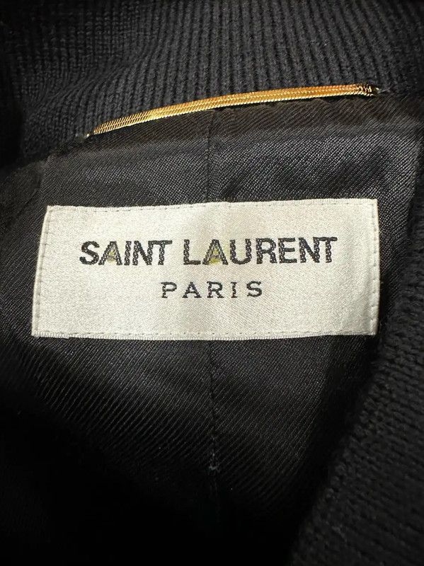 Yves Saint Laurent YSL Black Wool Women's Jacket 0089 Size XS / US 0-2 / IT 36-38 - 4 Thumbnail