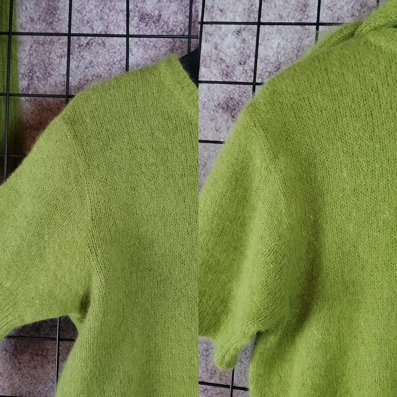 Yves Saint Laurent YSL Lightweight Green Cashmere Knit Top 0089 Size M / US 6-8 / IT 42-44 - 5 Thumbnail