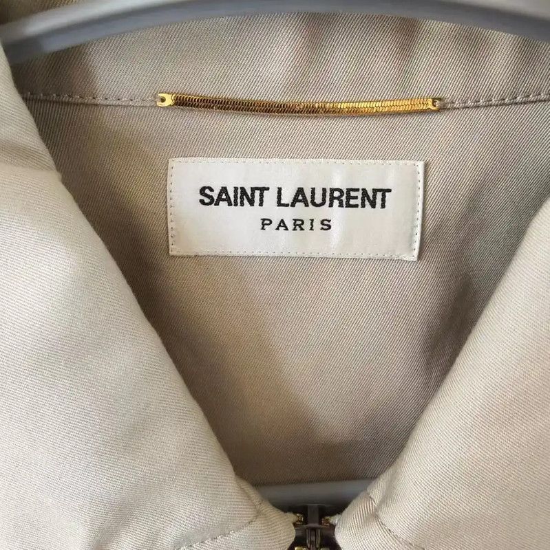 Yves Saint Laurent YSL Beige Women's Dress with Belt and Pockets 0089 Size M / US 6-8 / IT 42-44 - 3 Thumbnail