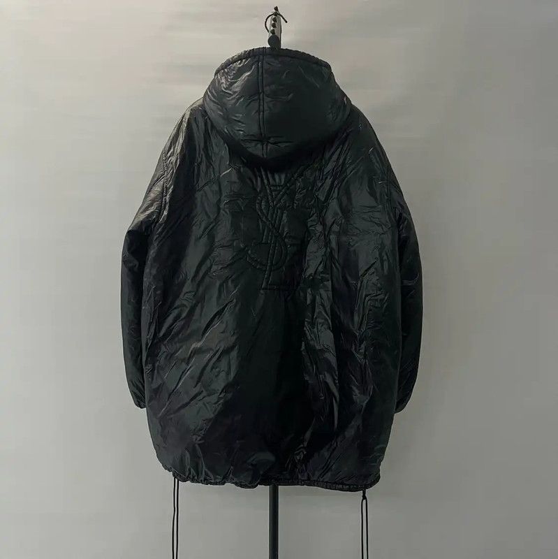Yves Saint Laurent YSL Winter Black Nylon Women's Puffer Coat 0089 Size M / US 6-8 / IT 42-44 - 2 Thumbnail