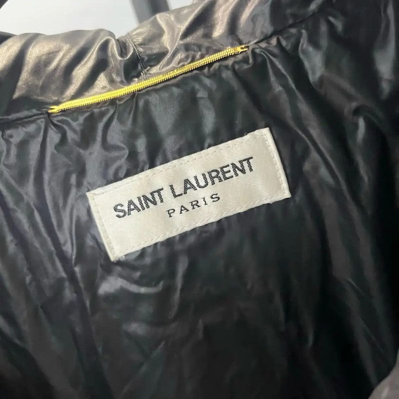 Yves Saint Laurent YSL Winter Black Nylon Women's Puffer Coat 0089 Size M / US 6-8 / IT 42-44 - 3 Thumbnail