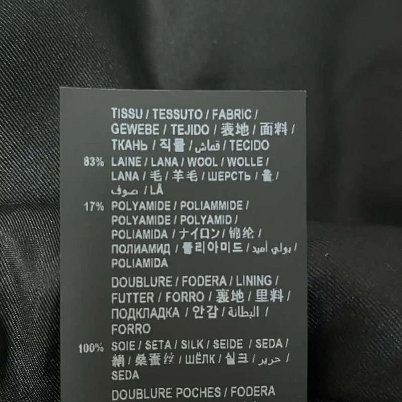 Yves Saint Laurent YSL Black Wool Women's Jacket for Spring and Autumn 0089 Size M / US 6-8 / IT 42-44 - 8 Thumbnail
