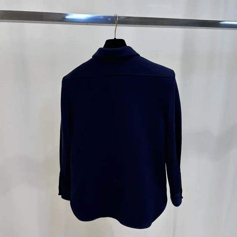 Yves Saint Laurent YSL Navy Blue Women's Jacket Size M 0089 Size M / US 6-8 / IT 42-44 - 2 Thumbnail