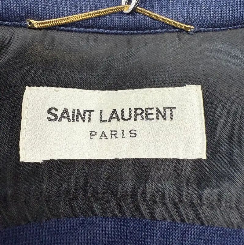 Yves Saint Laurent YSL Wool Jacket in Navy for Women 0089 Size M / US 6-8 / IT 42-44 - 3 Thumbnail