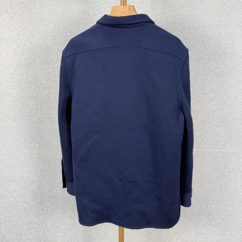 Yves Saint Laurent YSL Wool Jacket in Navy for Women 0089 Size M / US 6-8 / IT 42-44 - 2 Thumbnail