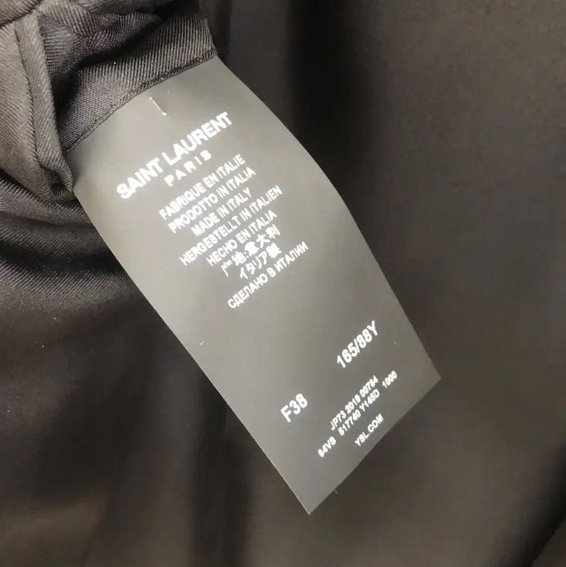 Yves Saint Laurent YSL Black Wool Long Cardigan for Women 0089 Size S / US 4 / IT 40 - 6 Thumbnail