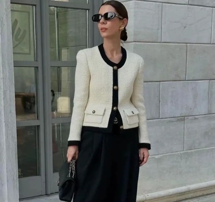 Yves Saint Laurent Saint Laurent Beige Ladies Cardigan 0089 Size XS / US 0-2 / IT 36-38 - 9 Thumbnail