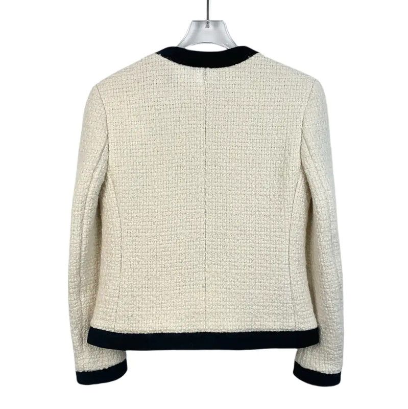Yves Saint Laurent Saint Laurent Beige Ladies Cardigan 0089 Size XS / US 0-2 / IT 36-38 - 2 Thumbnail