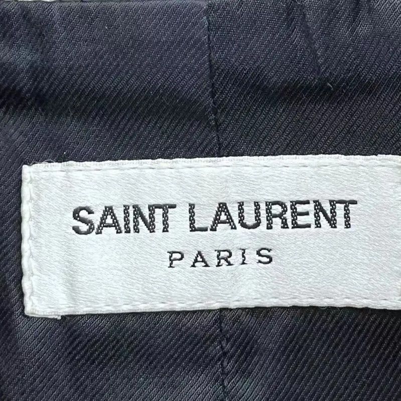 Yves Saint Laurent YSL White Women's Jacket Size M 0089 Size M / US 6-8 / IT 42-44 - 3 Thumbnail