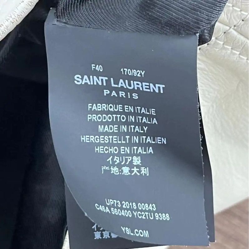 Yves Saint Laurent YSL White Women's Jacket Size M 0089 Size M / US 6-8 / IT 42-44 - 4 Thumbnail