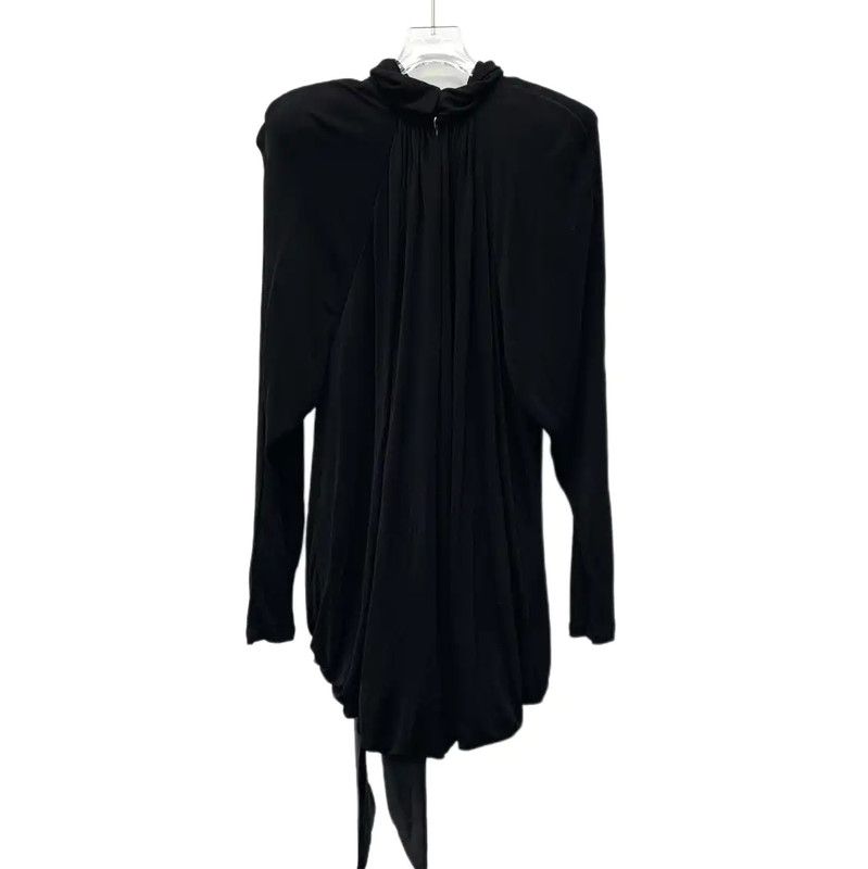 Yves Saint Laurent YSL Black Long Sleeve Dress Size S 0089 Size S / US 4 / IT 40 - 2 Thumbnail