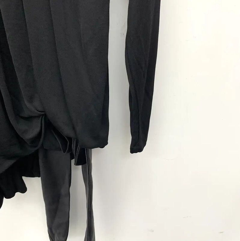 Yves Saint Laurent YSL Black Long Sleeve Dress Size S 0089 Size S / US 4 / IT 40 - 4 Thumbnail