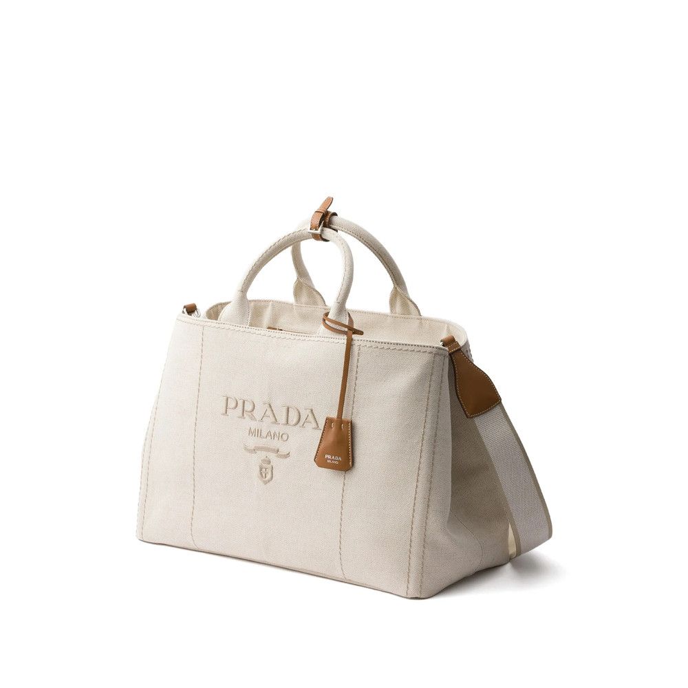 Prada Prada NEUTRALS Tote Bags Size ONE SIZE - 4 Thumbnail