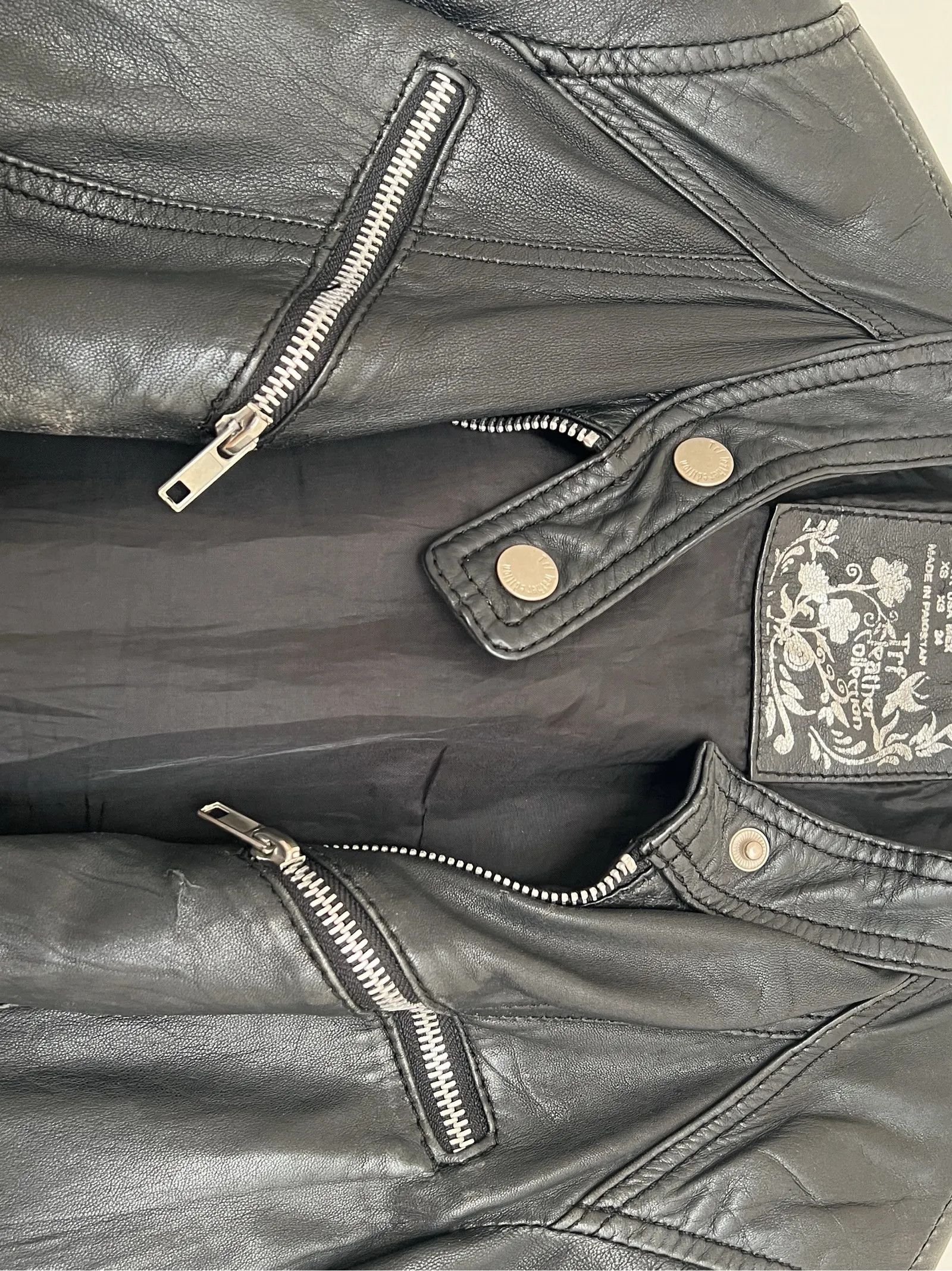 Leather Trf leather collection Leather Jacket Size XS / US 0-2 / IT 36-38 - 6 Thumbnail