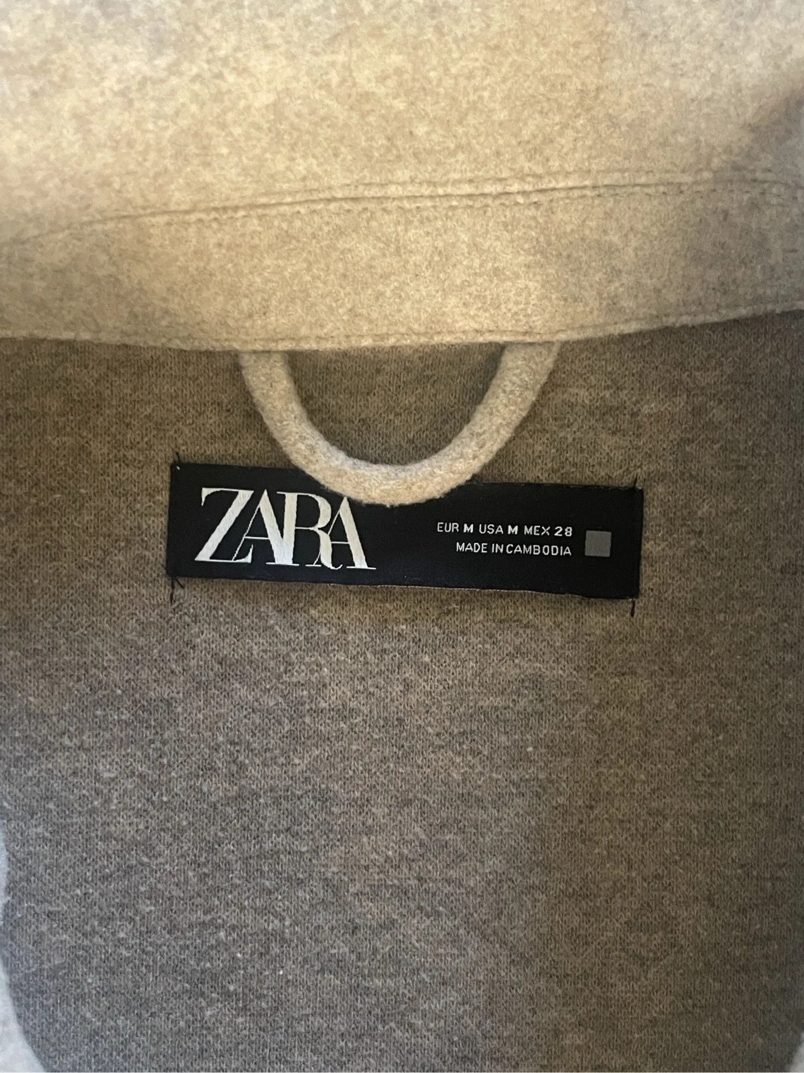 Zara Zara Filtjacka kort modell Jacket Size M / US 6-8 / IT 42-44 - 3 Thumbnail