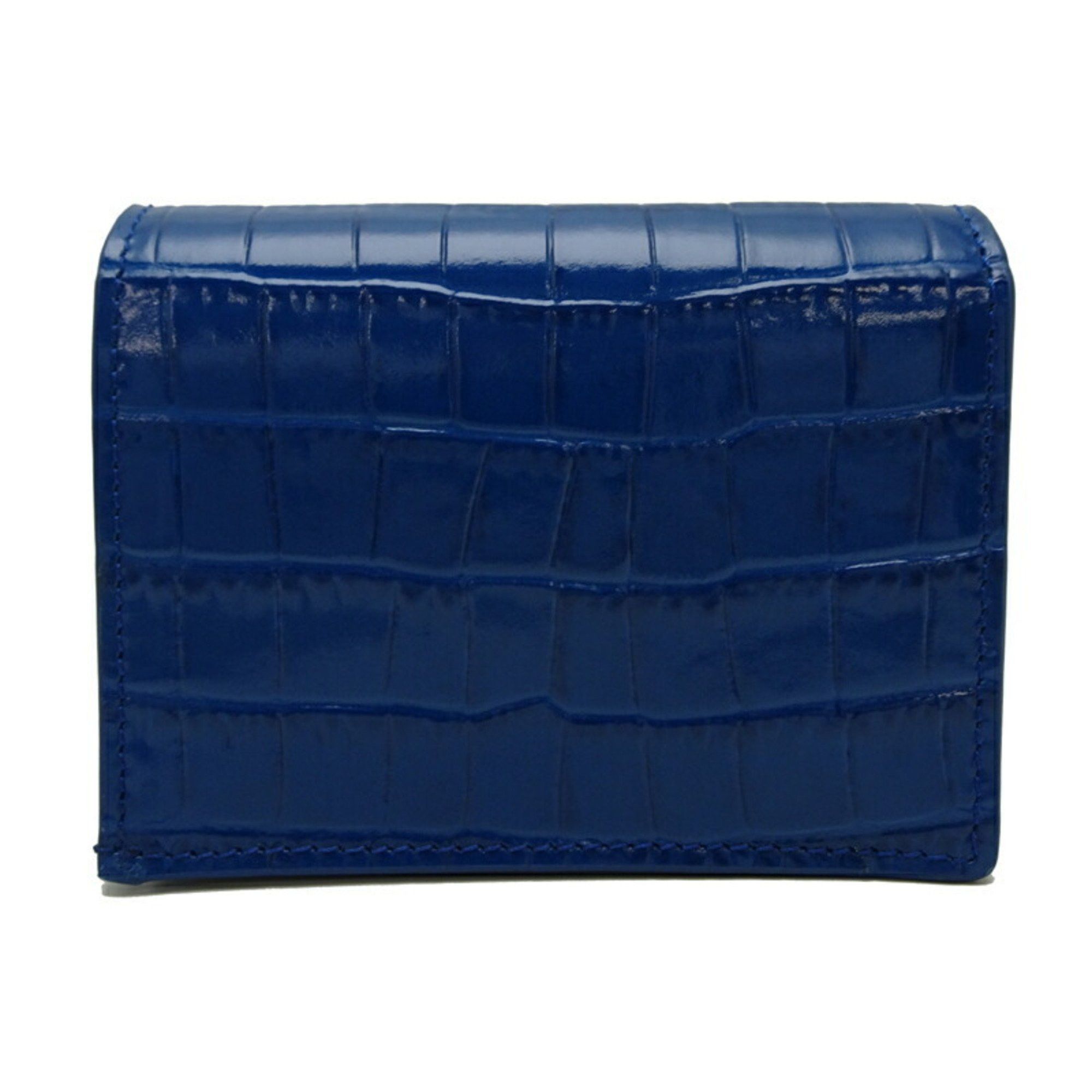 Versace Versace Medusa 95 Women's and Men's Bifold Wallet in Blue Leather Size ONE SIZE - 2 Thumbnail