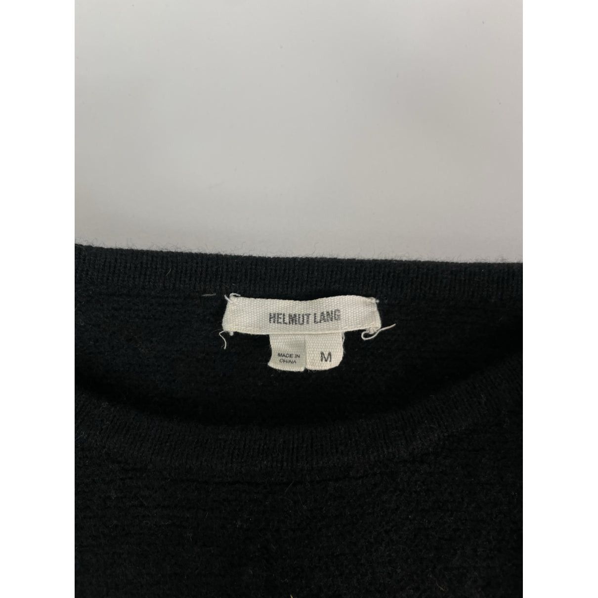 Helmut Lang Black Wool Knitwear Size M / US 6-8 / IT 42-44 - 2 Thumbnail