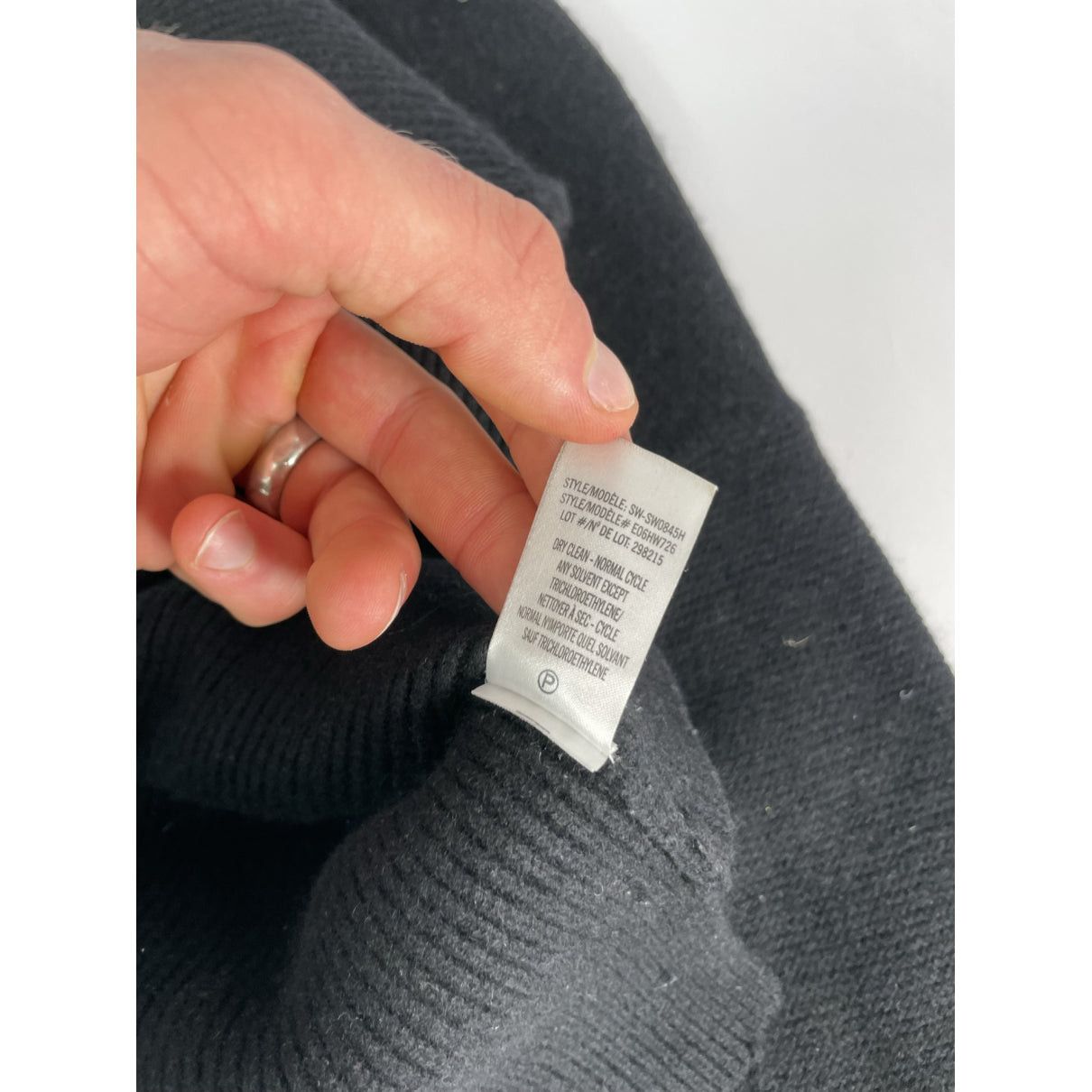 Helmut Lang Black Wool Knitwear Size M / US 6-8 / IT 42-44 - 5 Thumbnail