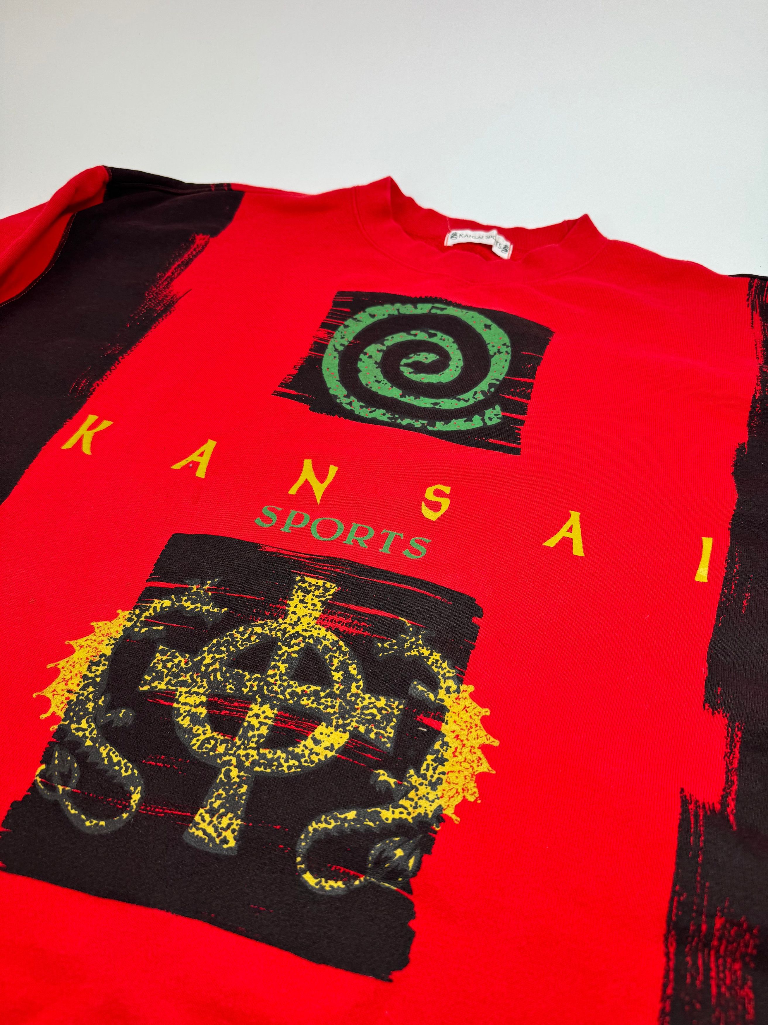 Kansai Yamamoto Vintage Kansai Yamamot Sweather red black L Size S / US 4 / IT 40 - 14 Thumbnail