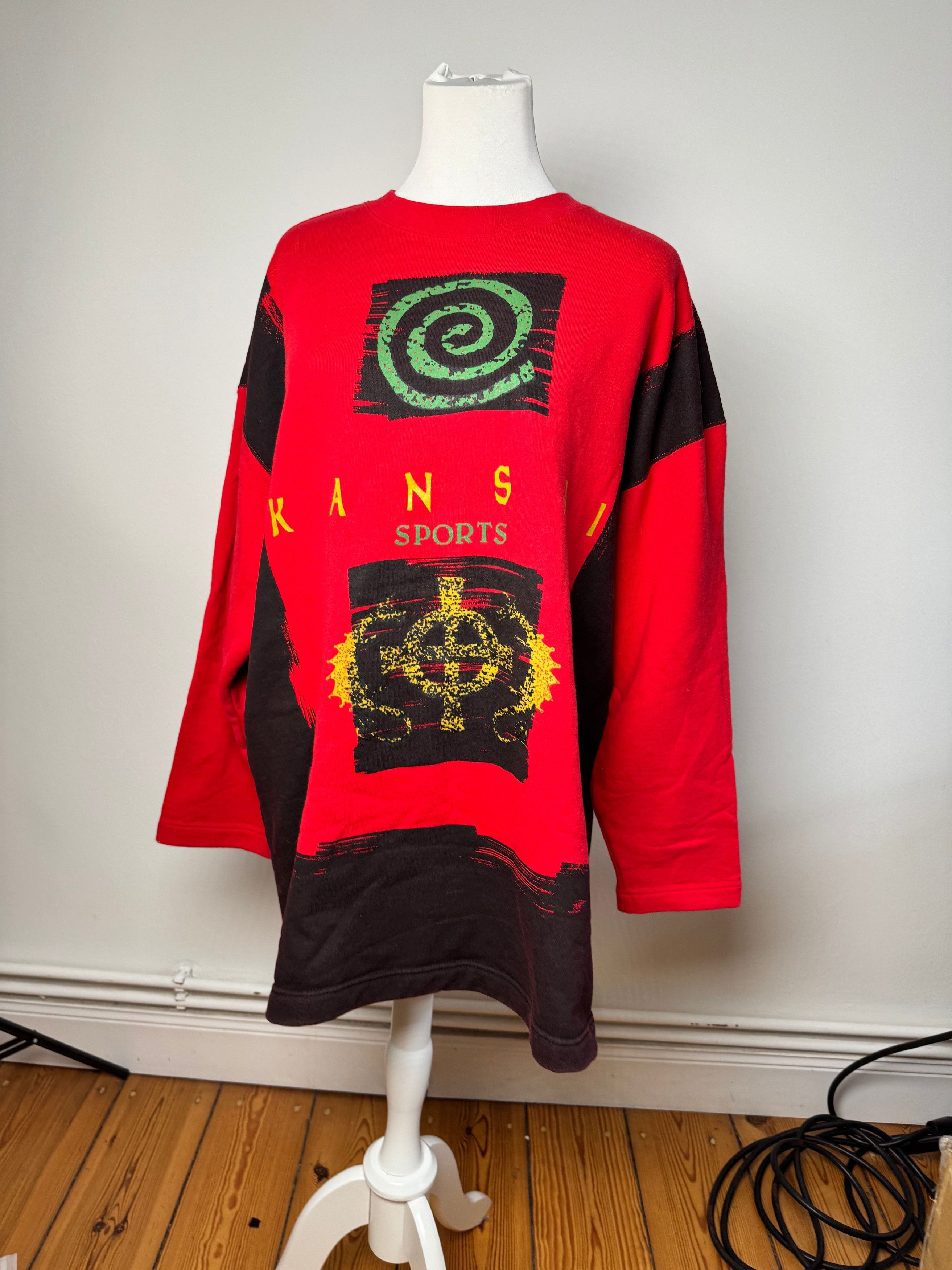 Kansai Yamamoto Vintage Kansai Yamamot Sweather red black L Size S / US 4 / IT 40 - 8 Thumbnail