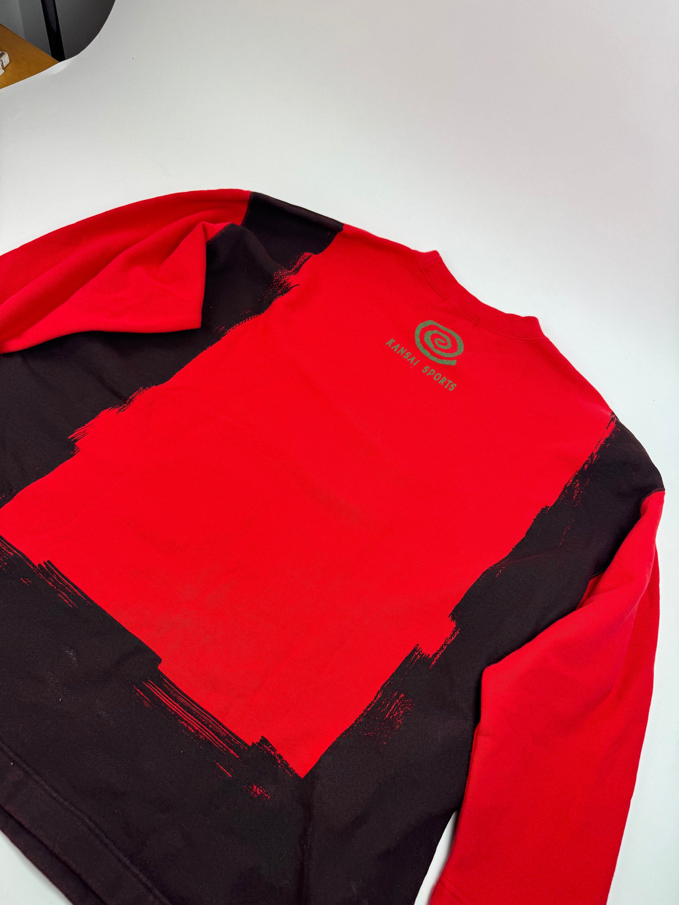 Kansai Yamamoto Vintage Kansai Yamamot Sweather red black L Size S / US 4 / IT 40 - 7 Thumbnail