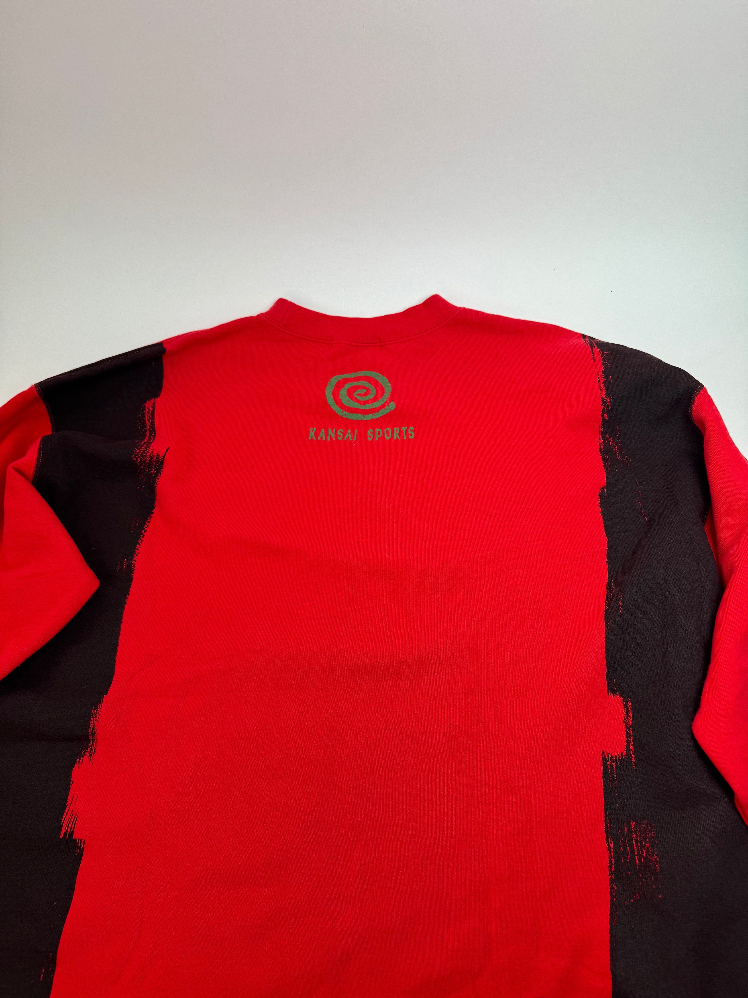 Kansai Yamamoto Vintage Kansai Yamamot Sweather red black L Size S / US 4 / IT 40 - 5 Thumbnail