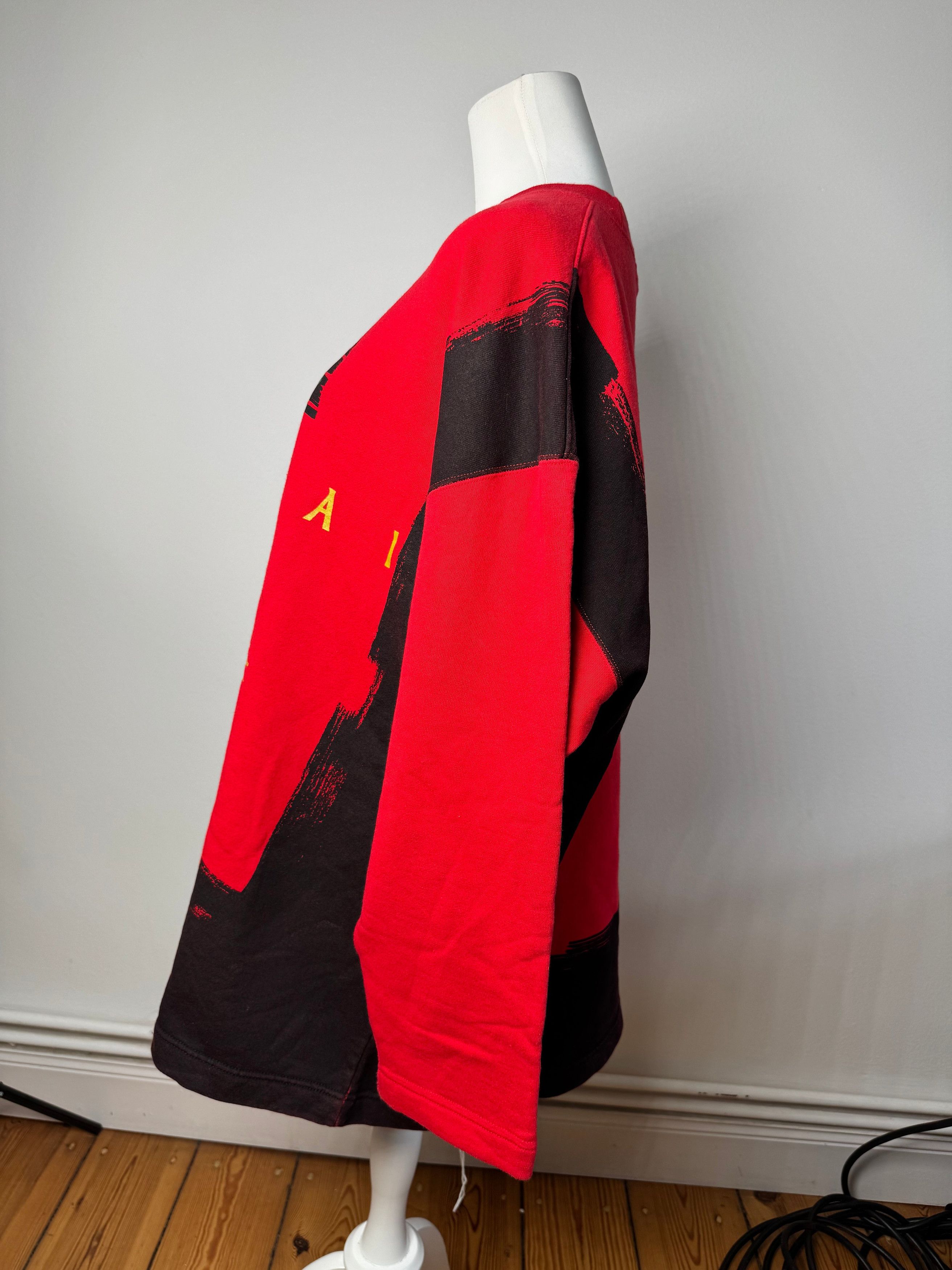 Kansai Yamamoto Vintage Kansai Yamamot Sweather red black L Size S / US 4 / IT 40 - 2 Thumbnail