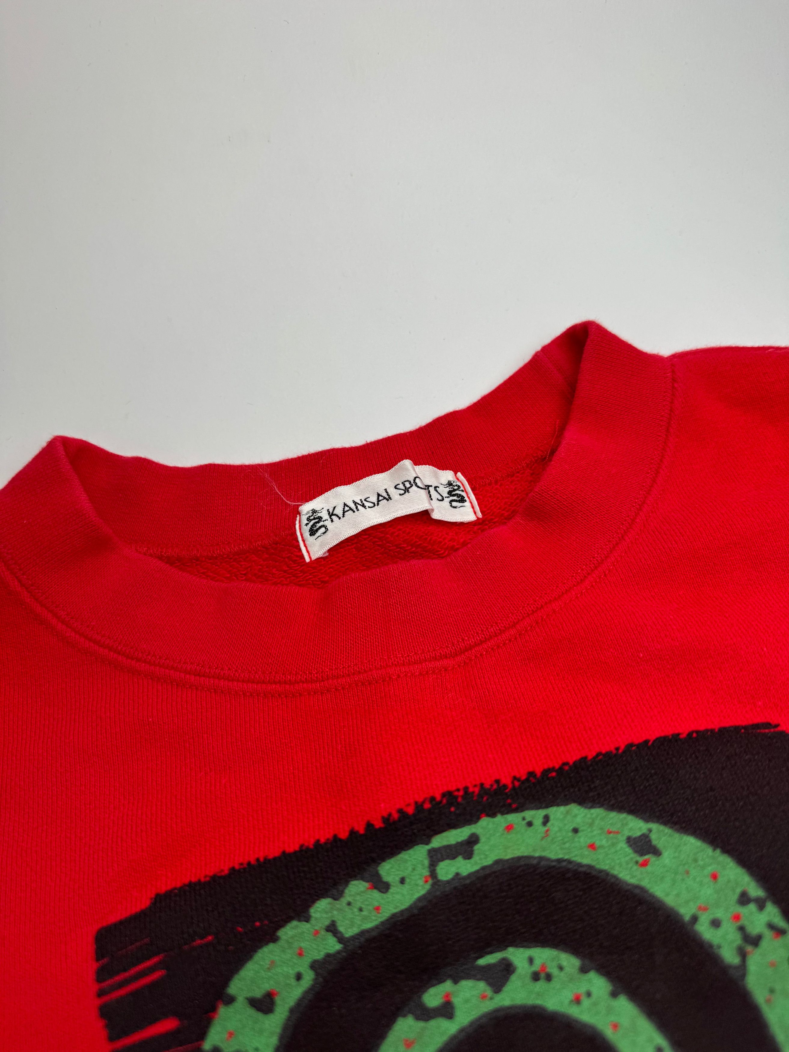 Kansai Yamamoto Vintage Kansai Yamamot Sweather red black L Size S / US 4 / IT 40 - 13 Thumbnail