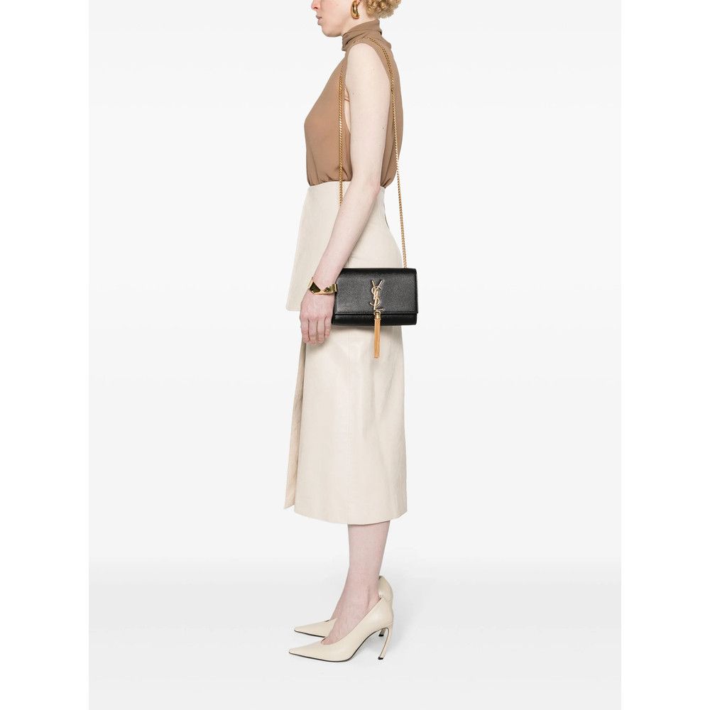 Saint Laurent Paris Saint Laurent BLACK Shoulder Bags Size ONE SIZE - 5 Thumbnail