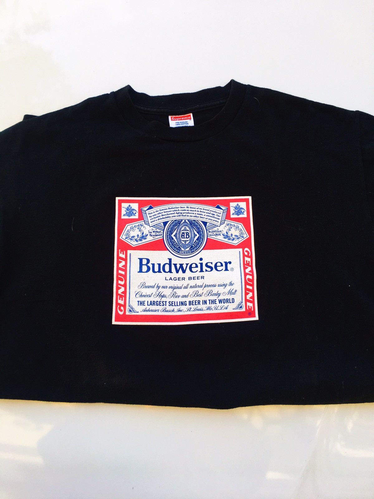 Supreme 2024 budweiser tee