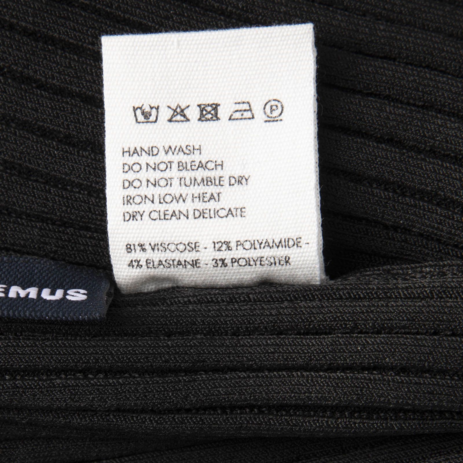 Jacquemus Black La Maille Pralù Ribbed Cardigan Size XS / US 0-2 / IT 36-38 - 6 Thumbnail