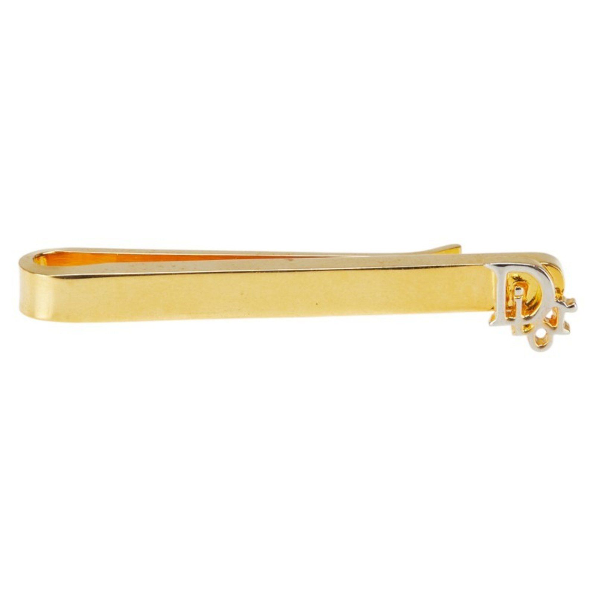 Dior Christian Dior Dior logo tie pin, gold plated, for men. Size ONE SIZE - 2 Thumbnail