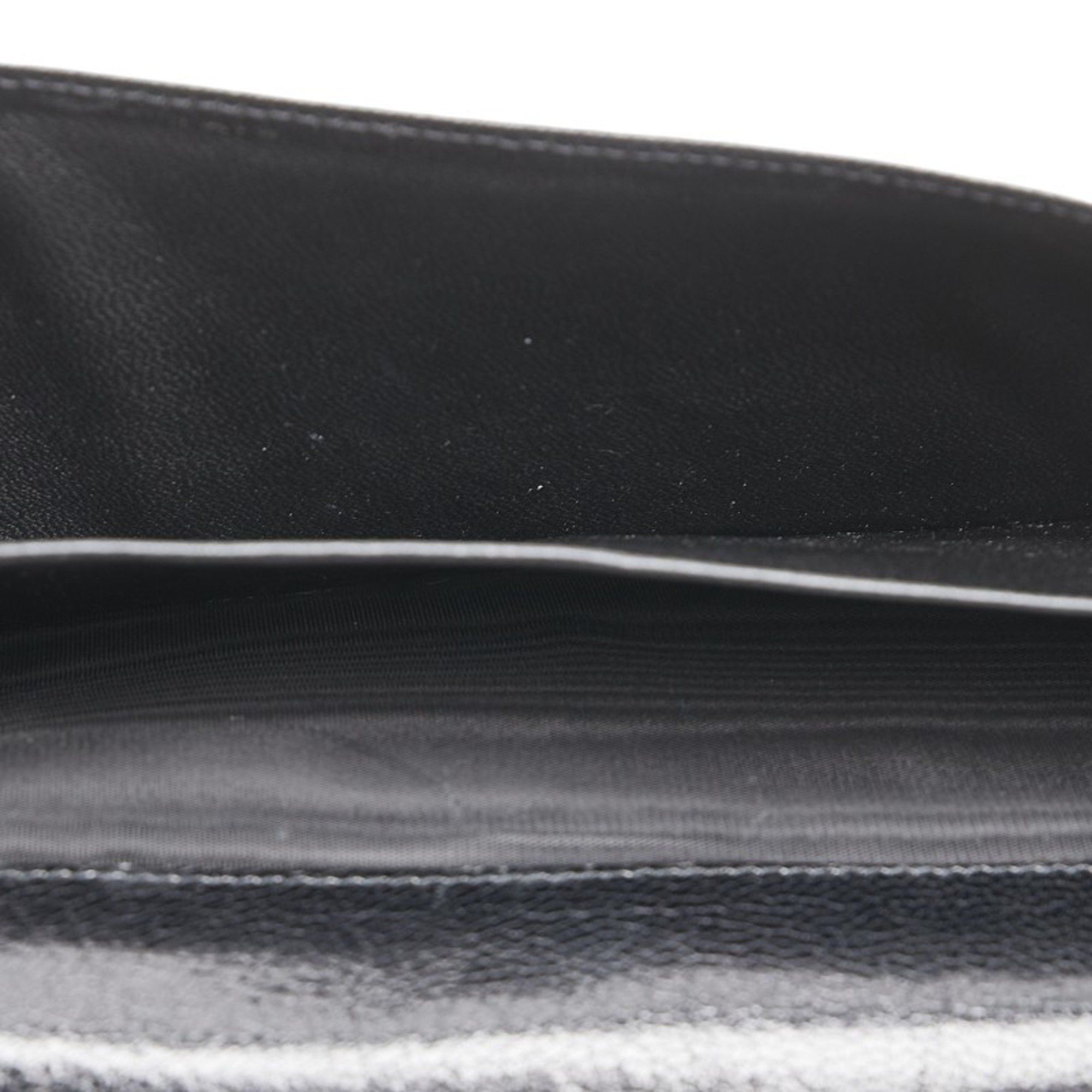 Gucci Gucci Interlocking G Long Wallet 131864 Black Green Leather Women's GUCCI Size ONE SIZE - 8 Thumbnail