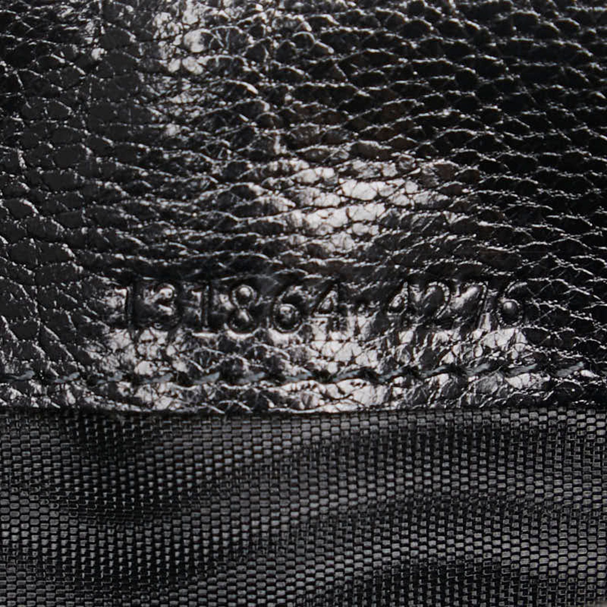 Gucci Gucci Interlocking G Long Wallet 131864 Black Green Leather Women's GUCCI Size ONE SIZE - 10 Thumbnail