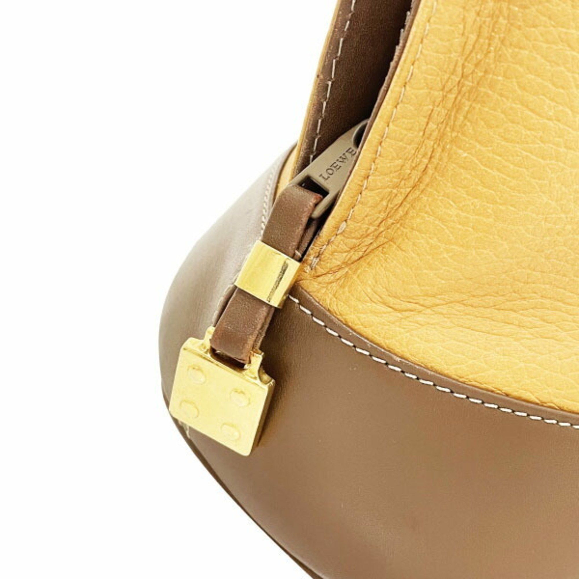 Loewe Loewe Anagram Tote Bag in Camel Brown Leather (ASK-15850) Size ONE SIZE - 5 Thumbnail