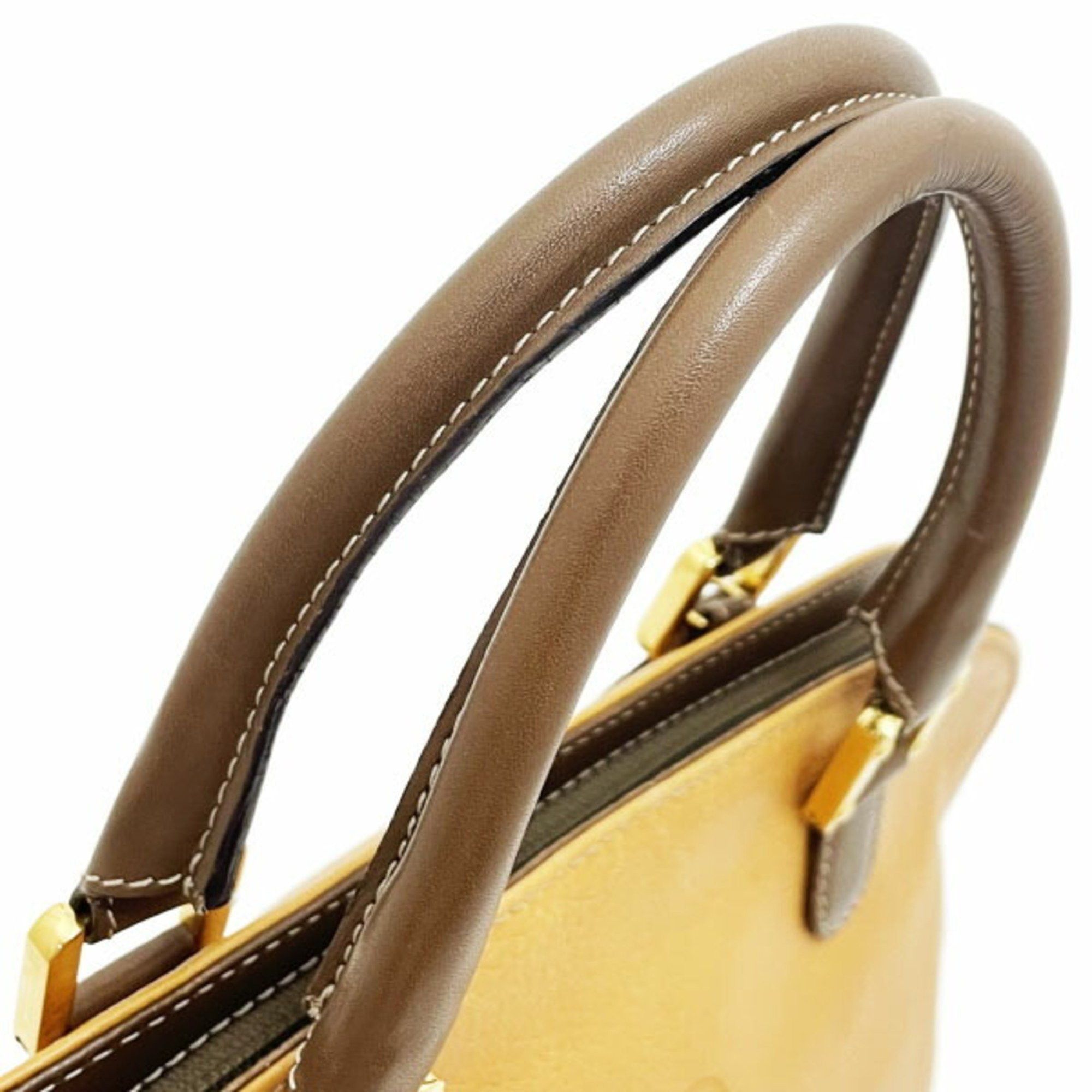 Loewe Loewe Anagram Tote Bag in Camel Brown Leather (ASK-15850) Size ONE SIZE - 6 Thumbnail