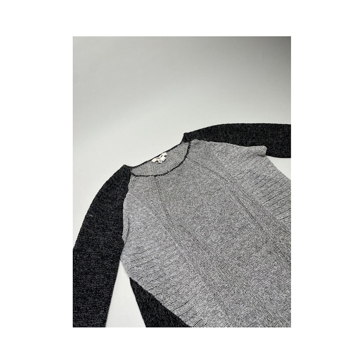 Helmut Lang Black Cotton Knitwear Size L / US 10 / IT 46 - 2 Thumbnail