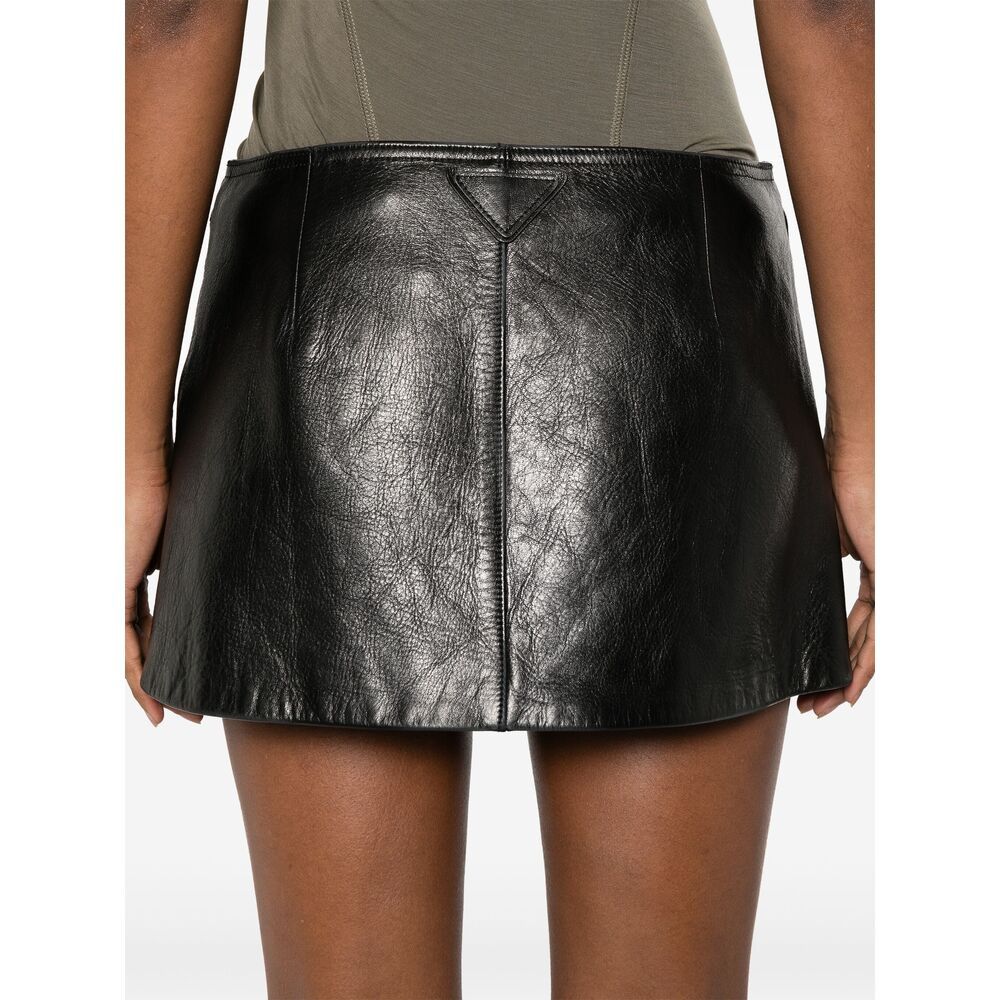 Prada Prada BLACK Skirts - A-Line Skirts Size 28" / US 6 / IT 42 - 2 Thumbnail